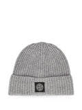 Grey Knitted Beanie Cap 1