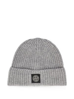 Grey Knitted Beanie Cap 1