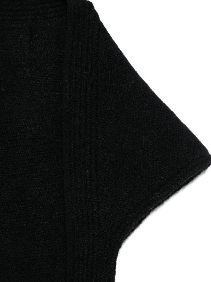Black Le Chale Gros Grain Scarf 2