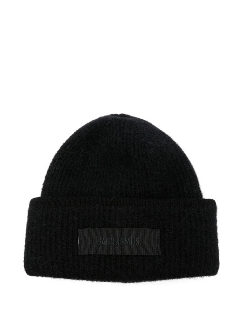Black Gros Grain wool hat 1