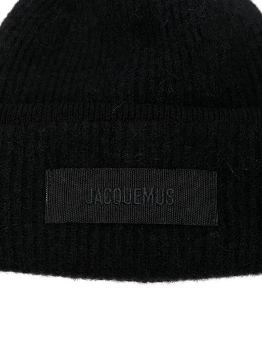 Black Gros Grain wool hat 2