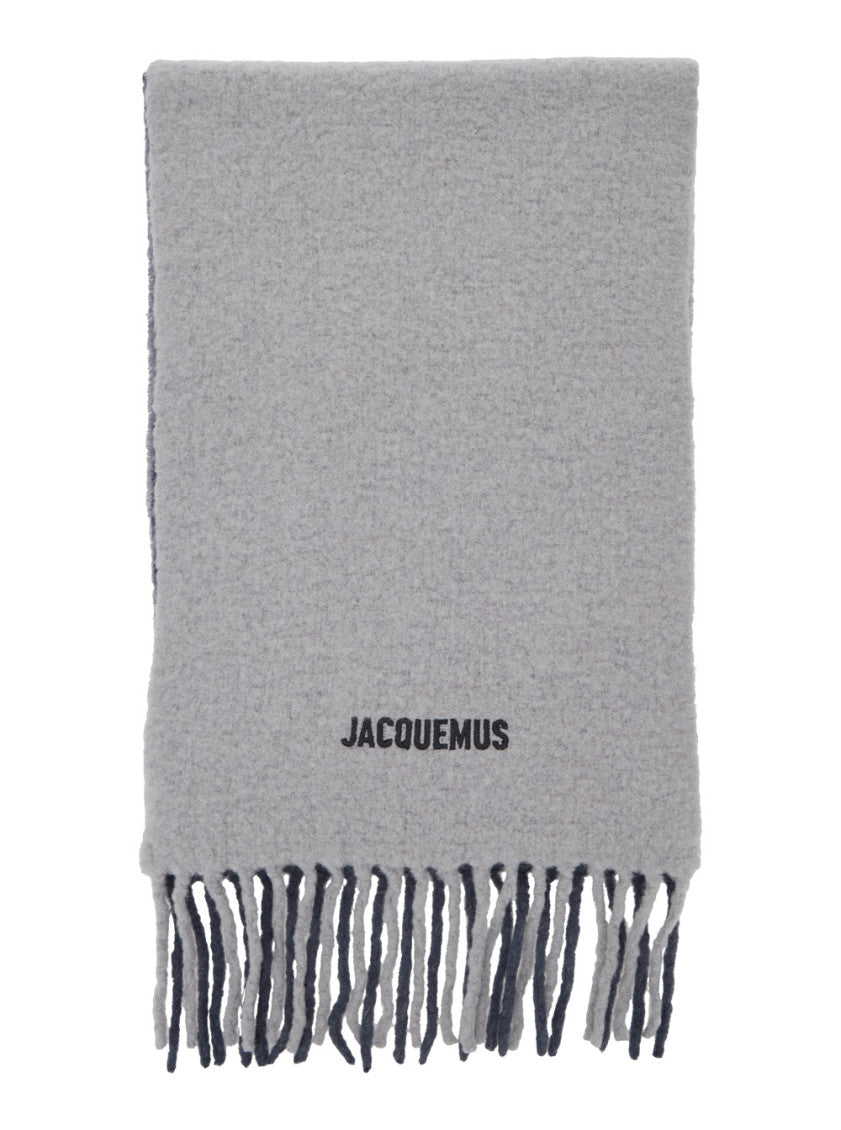 Grey Solid Scarf 1