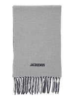 Grey Solid Scarf 1
