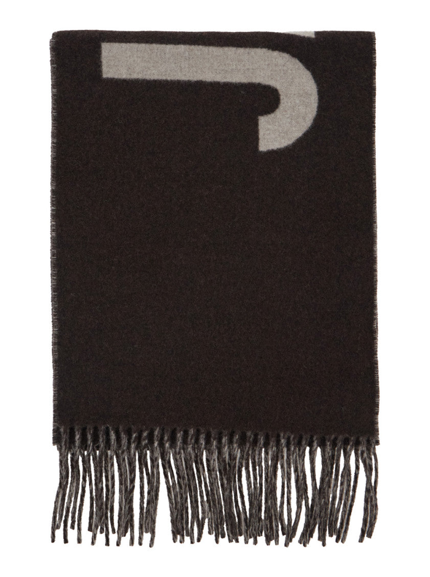Brown Signature Scarf 1