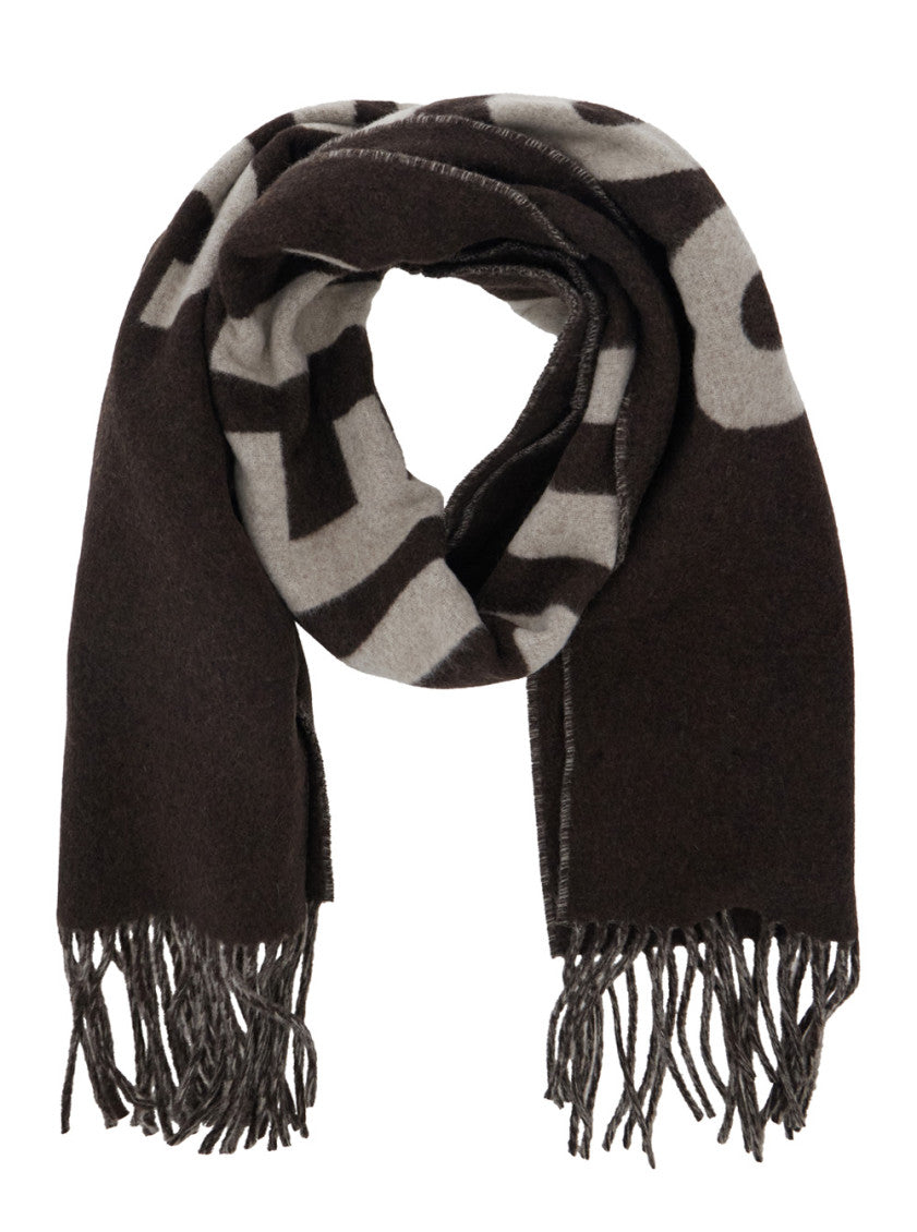 Brown Signature Scarf 2