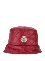 Red Quilted Bucket Hat 1
