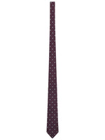 Bordeaux Jacquard Pattern Tie 1