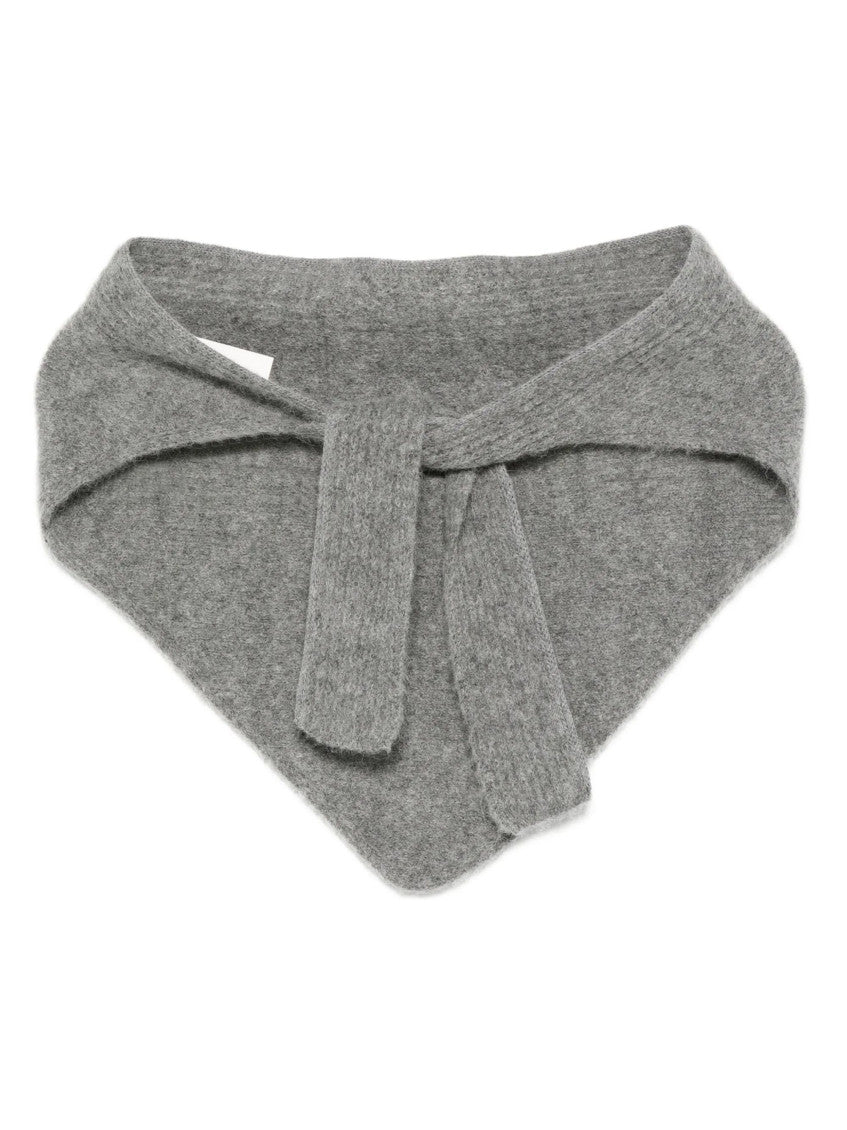 Grey Le Chale Gros Grain Scarf 1
