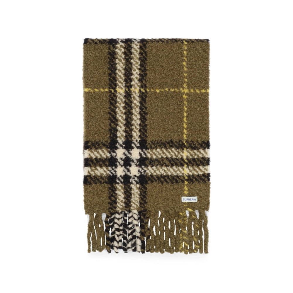 Green Check Scarf 1