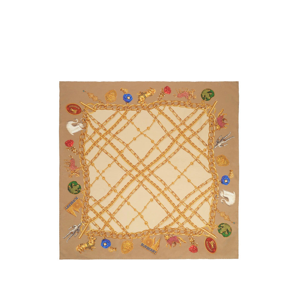 Beige Printed Scarf 1