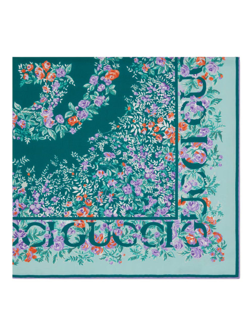 Multicolor Floral Printed Scarf 2