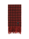 Red Checked Scarf 1