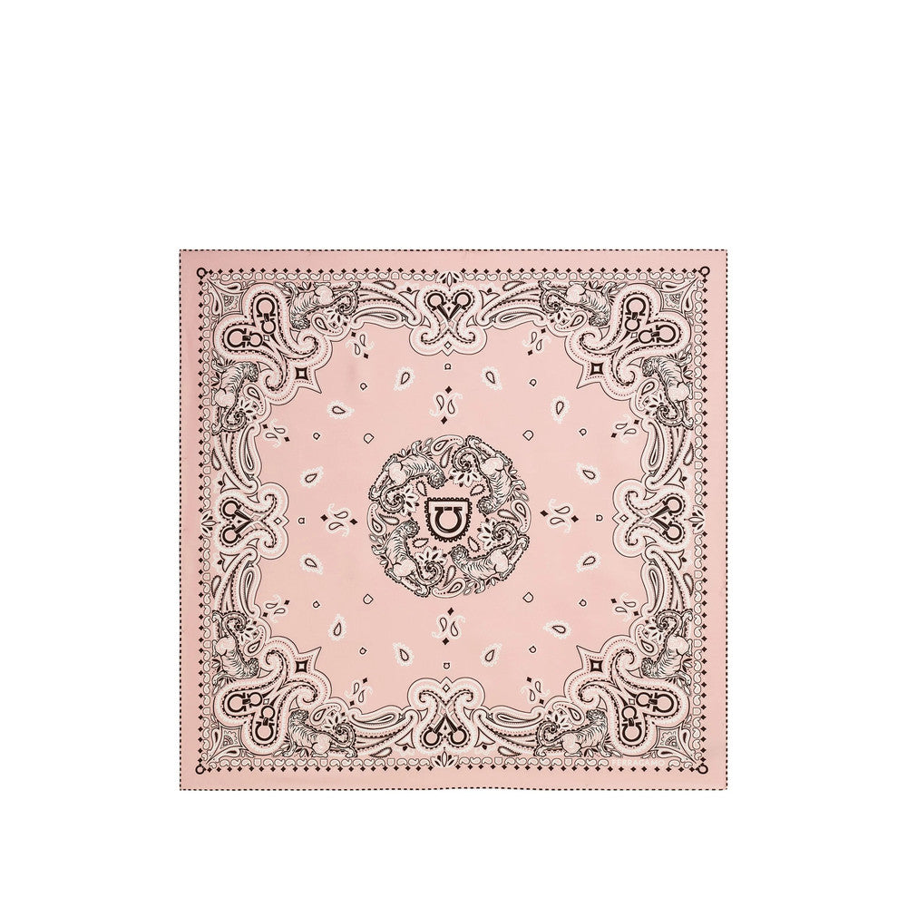 Pink Printed Scarf 1