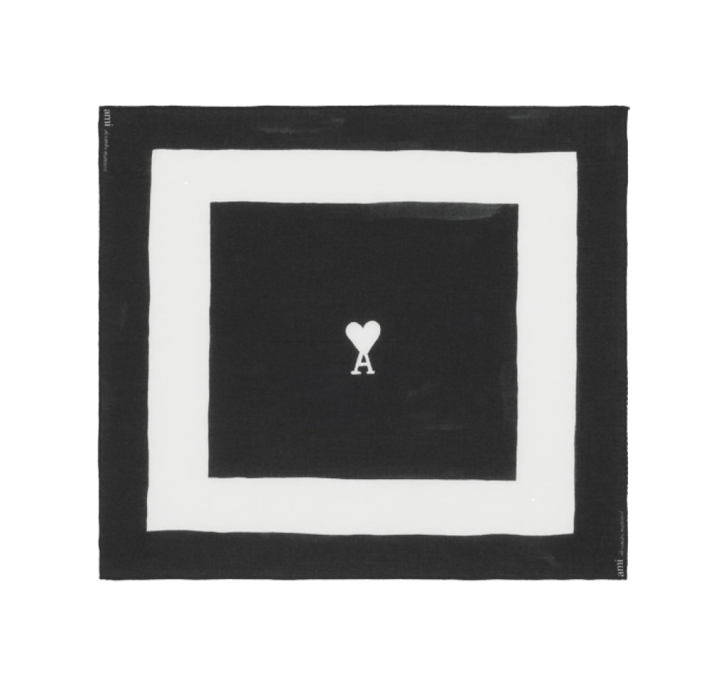 Black Logo Scarf 1