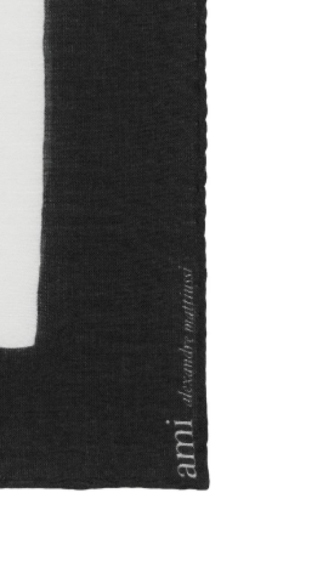 Black Logo Scarf 3