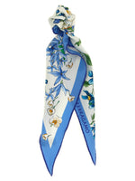 Light Blue Primavera Floral Scarf 1