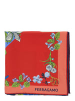 Red Floral Print Scarf 1