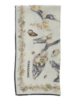 Beige Floral Scarf 1
