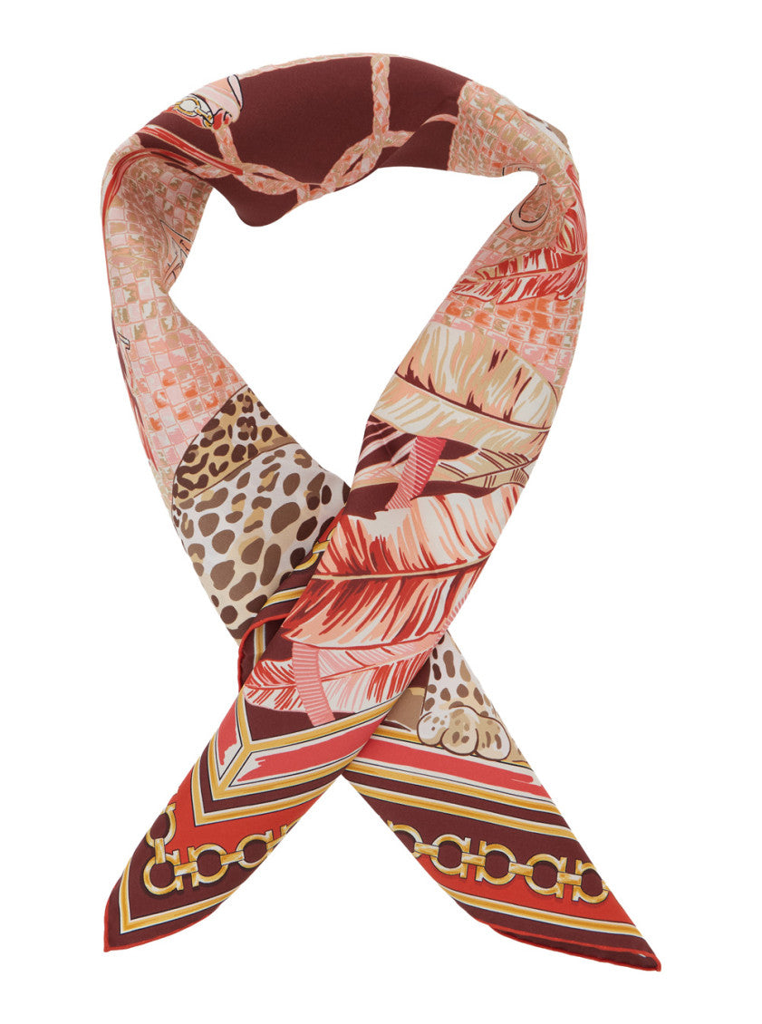 Multicolor Animal Print Scarf 2