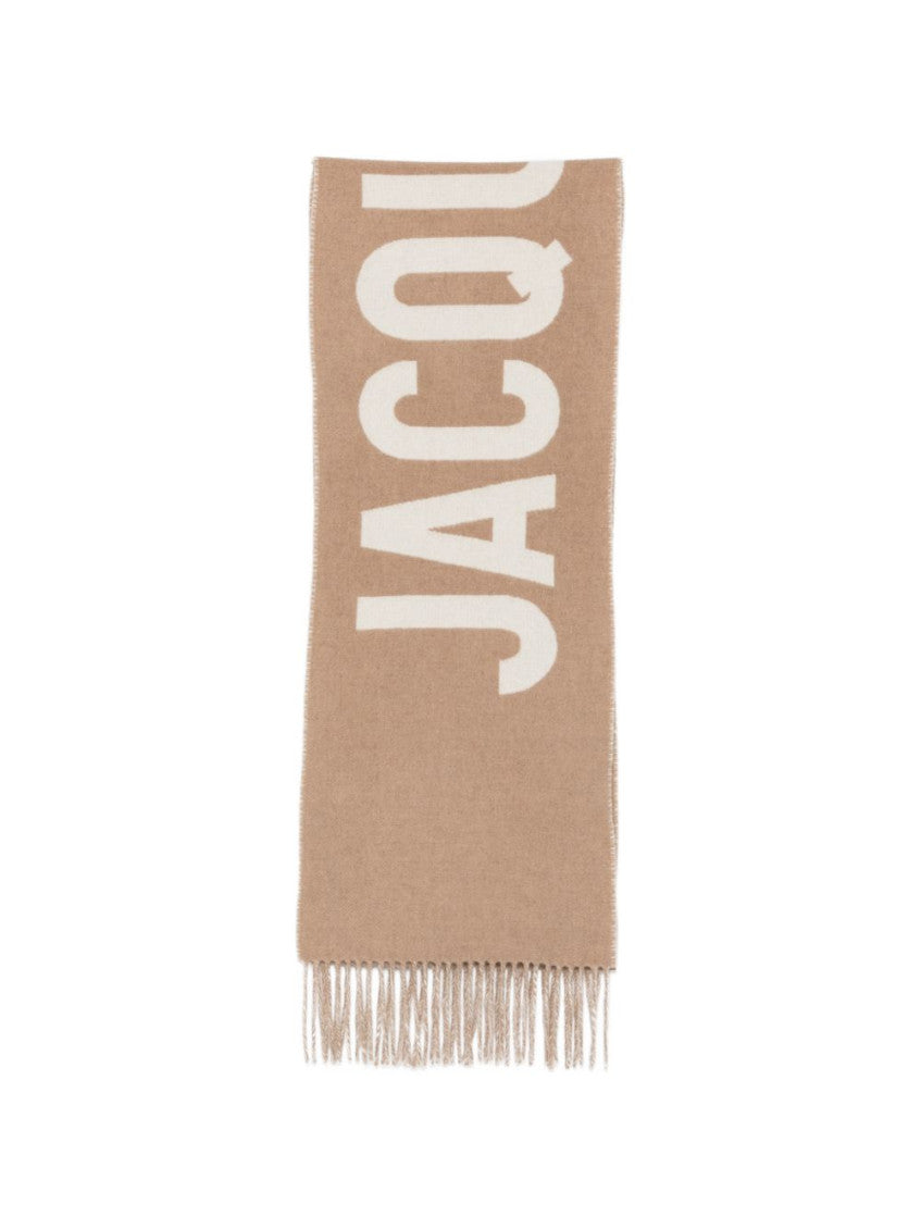 Beige Logo Scarf 1