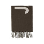 Brown Logo Scarf 1