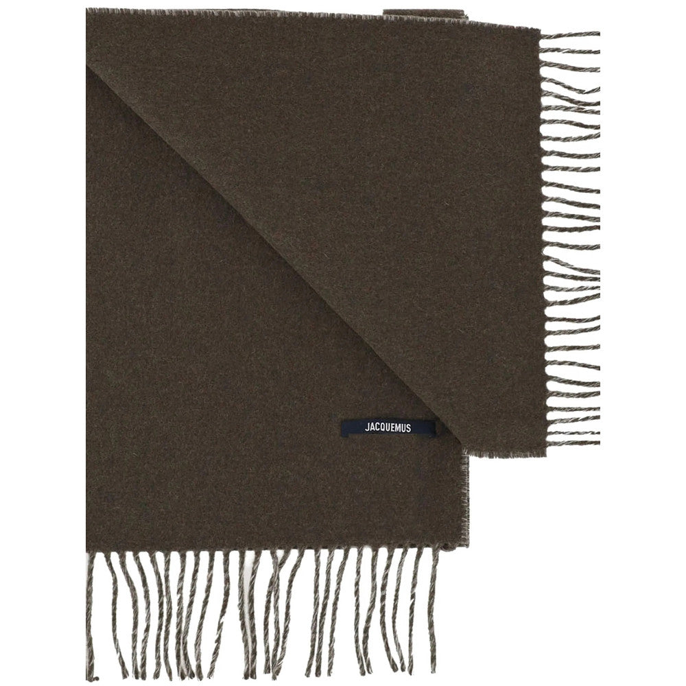 Brown Logo Scarf 3