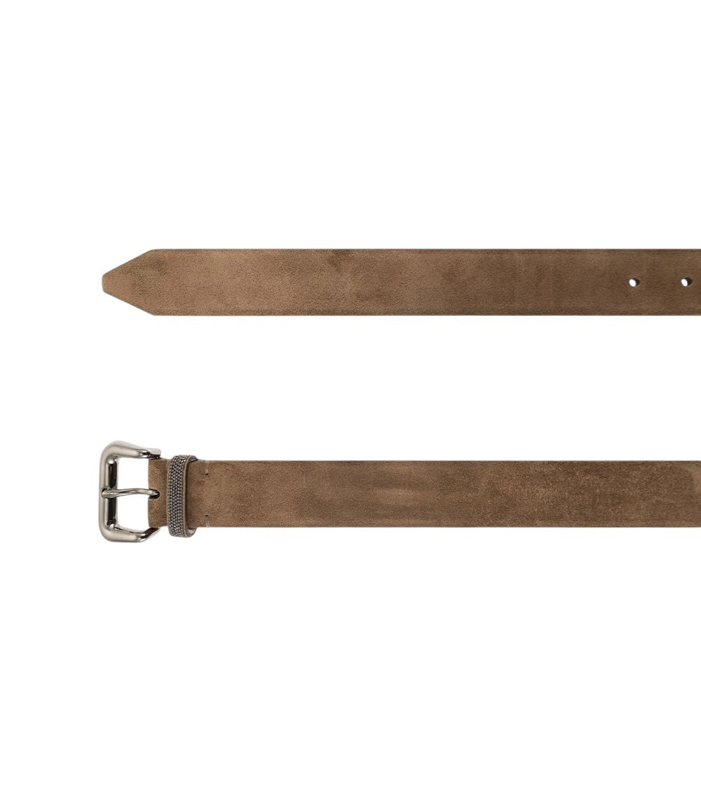 Beige Logo Buckle Belt 2