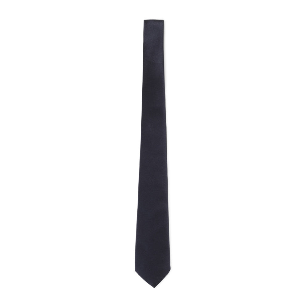 Navy Blue Silk Tie 1