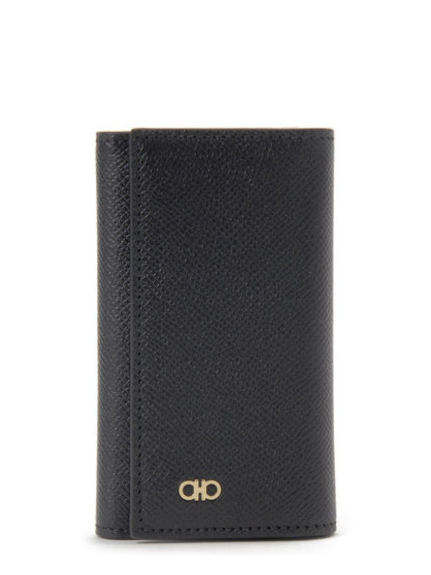 Black Gancini Logo Key Holder 1