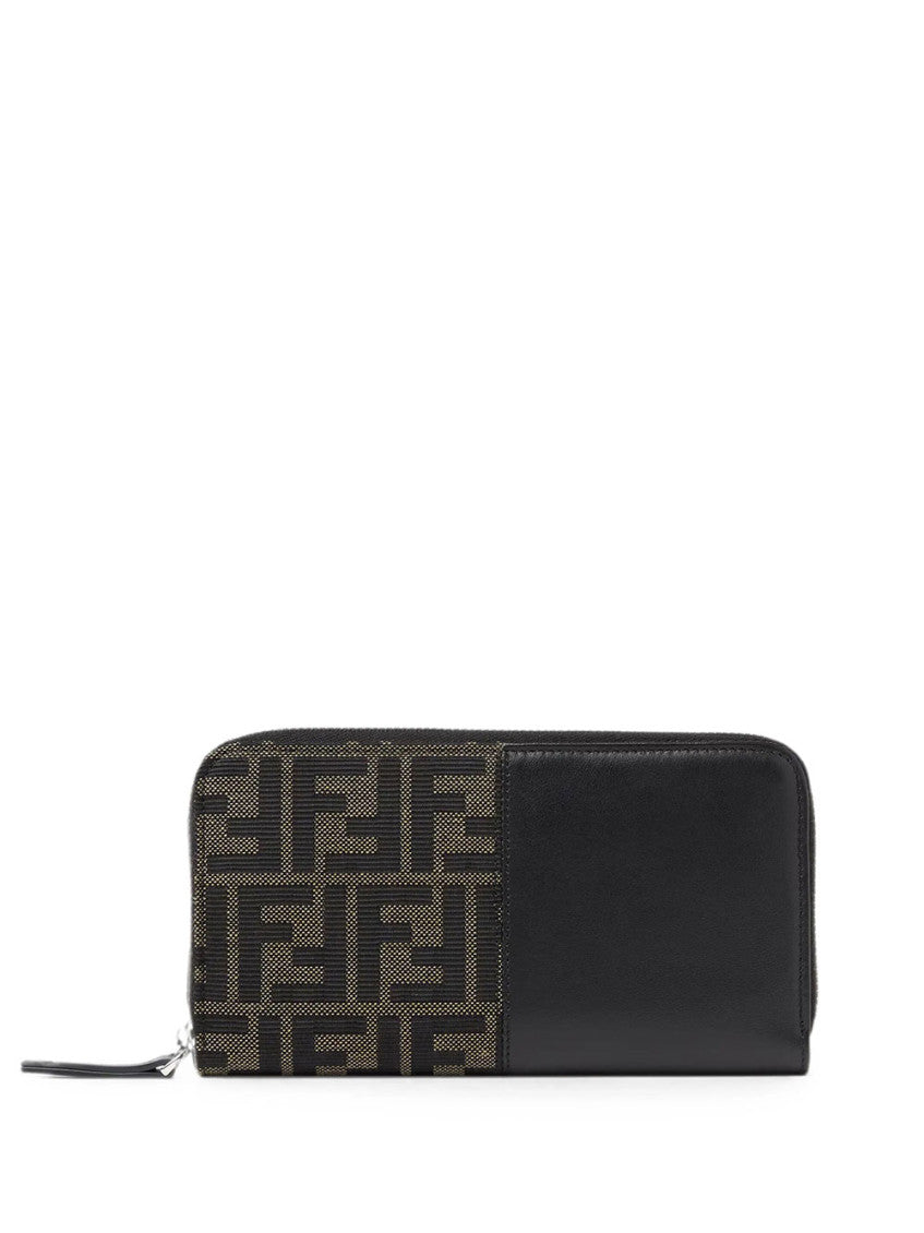 Black FF Logo Zip Wallet 1