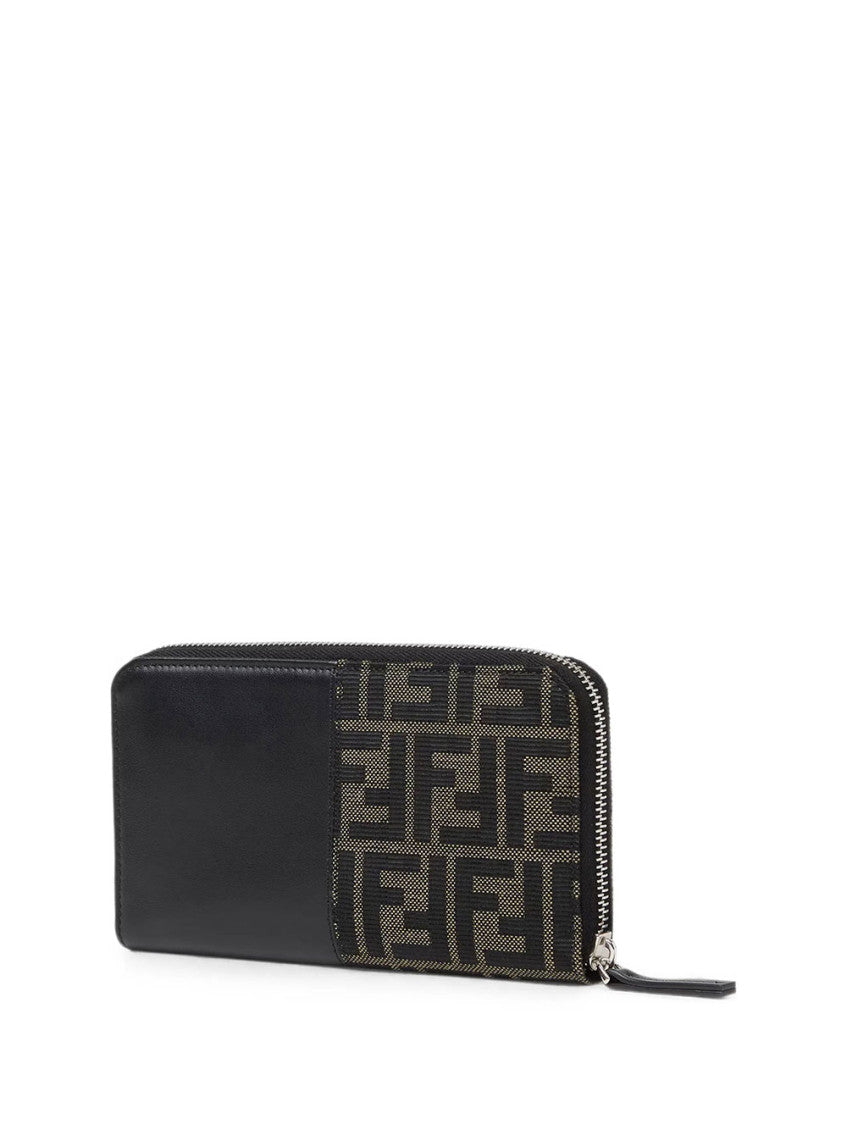 Black FF Logo Zip Wallet 2