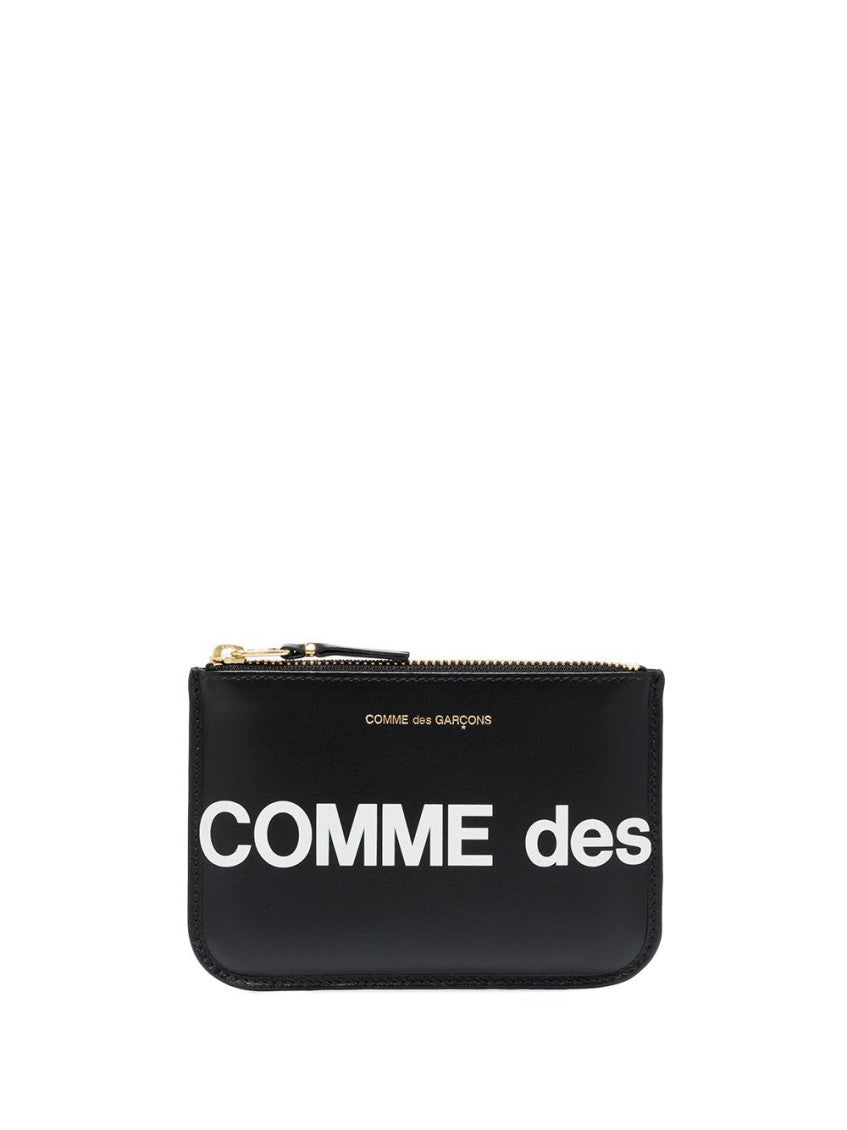 Black  Textured Logo Wallet 1
