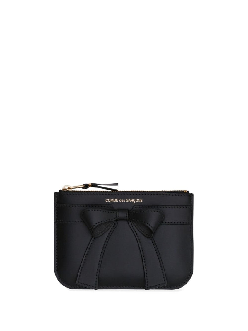 Black Solid  Logo Wallet 1