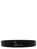 Black ‘T’ buckle belt 1
