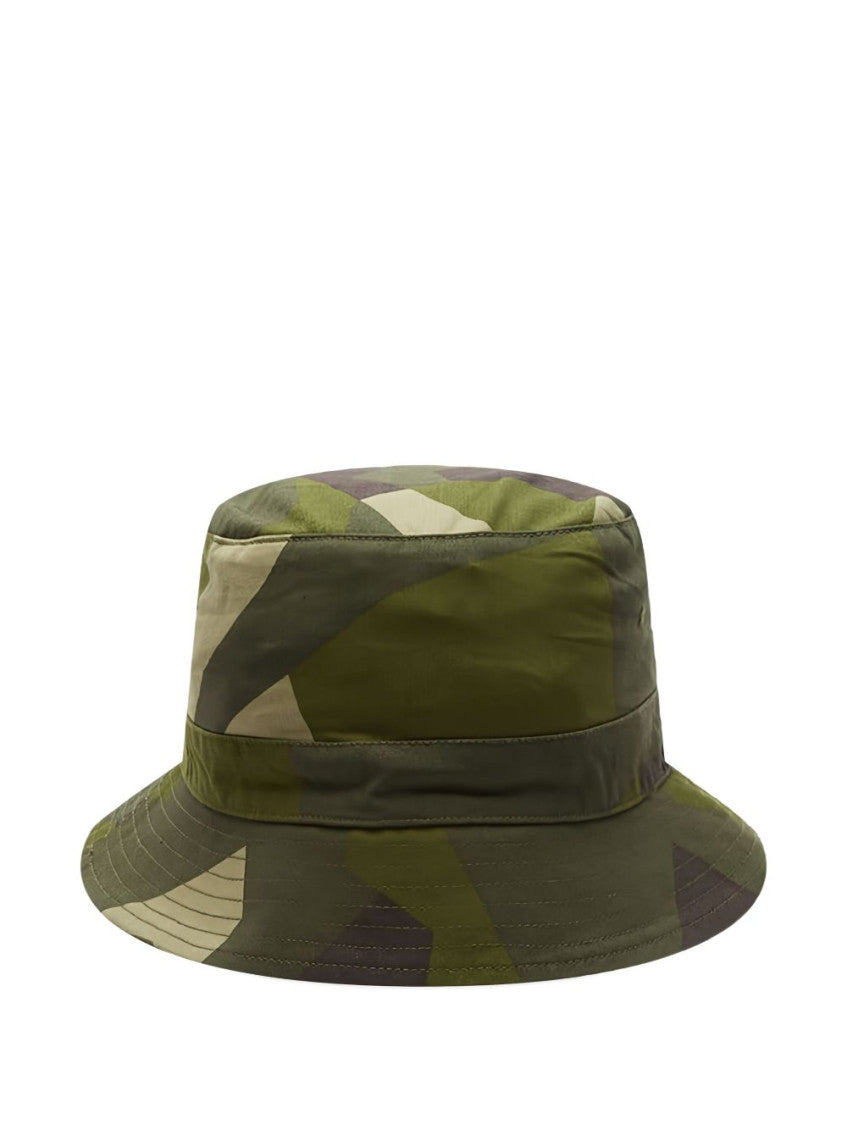 Green Camo Print Bucket Hat 1