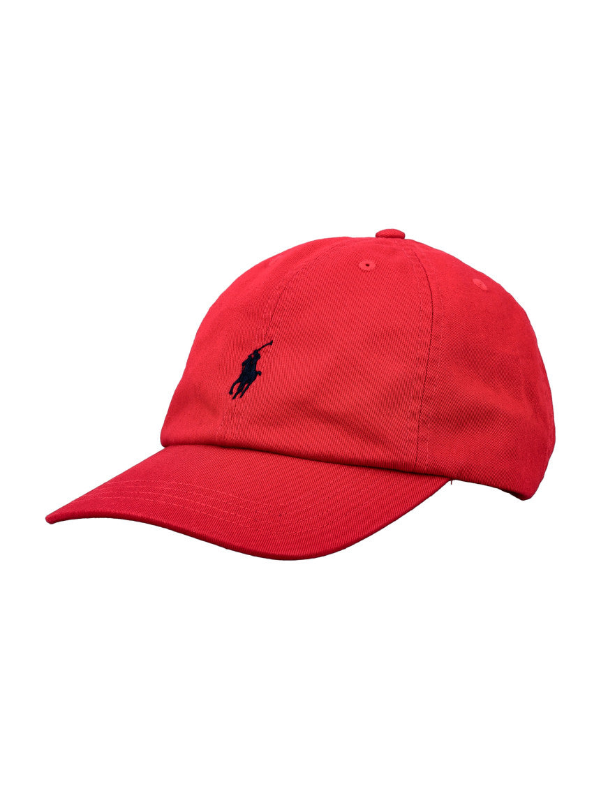 Red Logo Baseball Hat 1