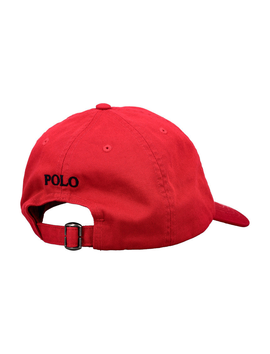 Red Logo Baseball Hat 2