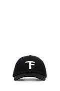 Black cotton baseball cap 1
