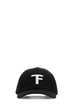 Black cotton baseball cap 1