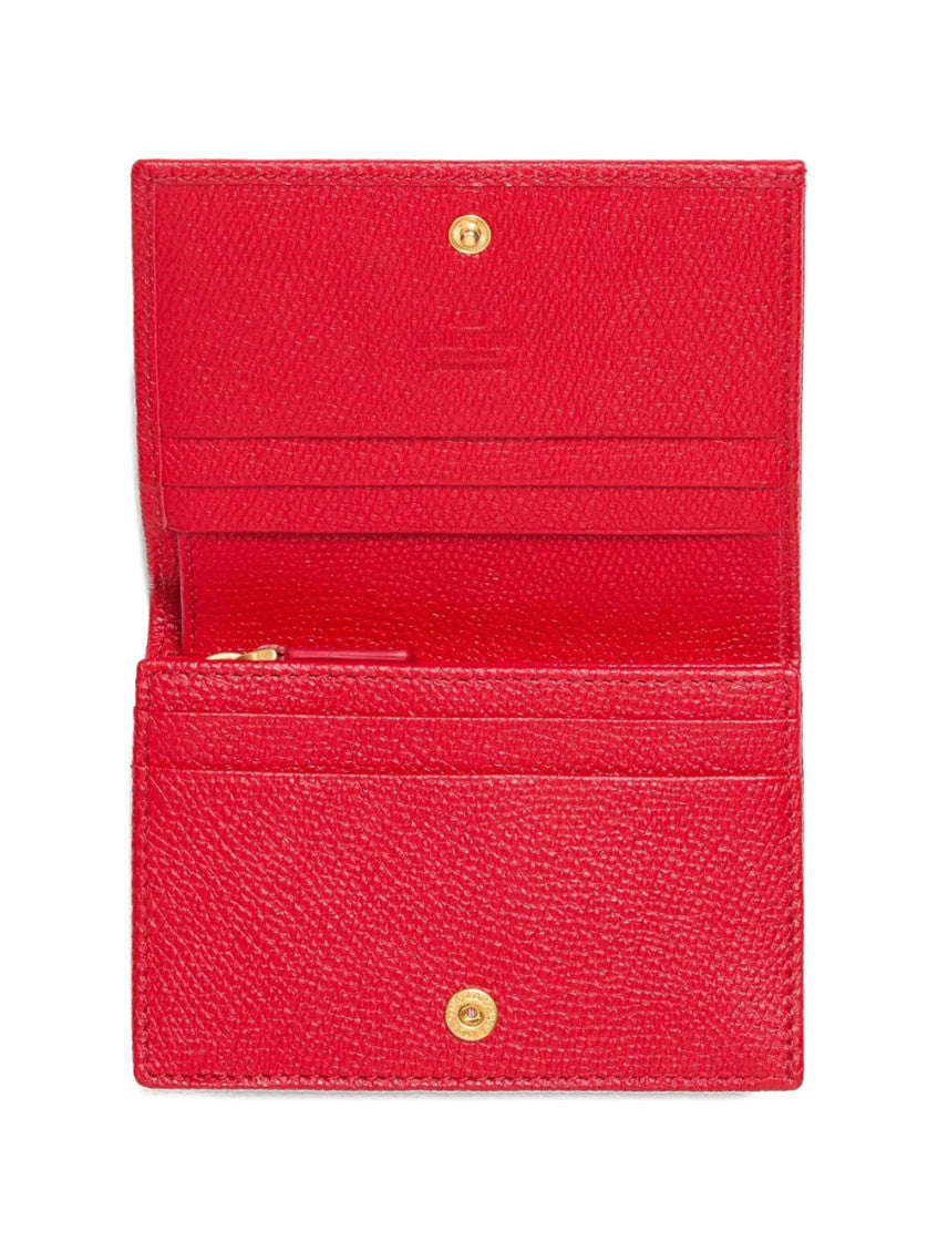 Red Textured Wallet 3