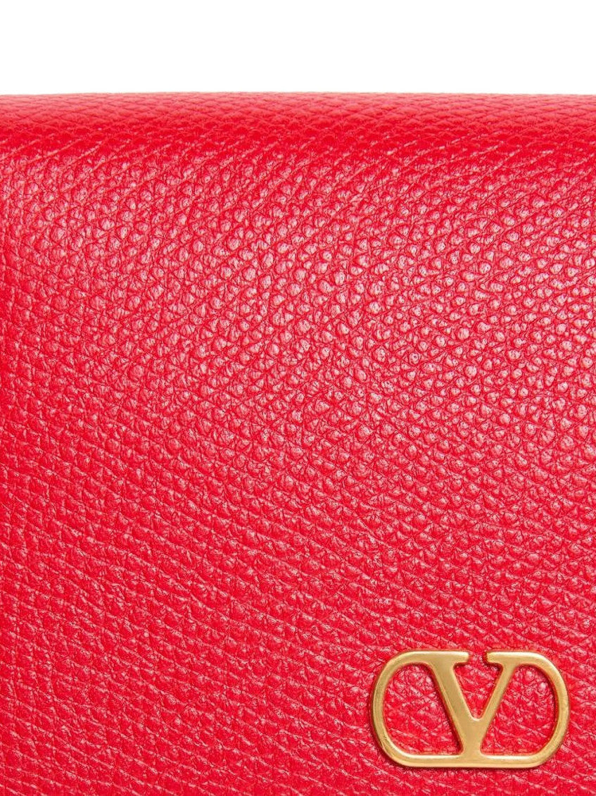Red Textured Wallet 4