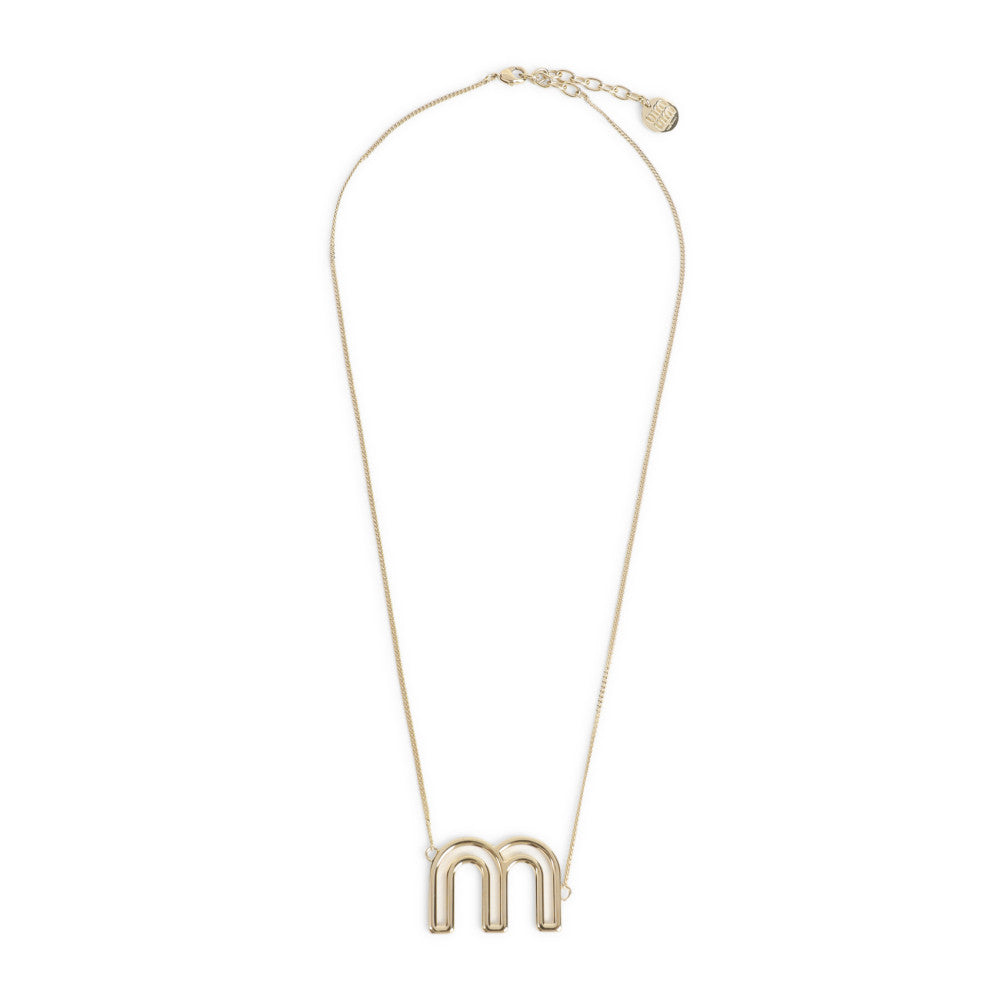 Golden Logo Necklace 1