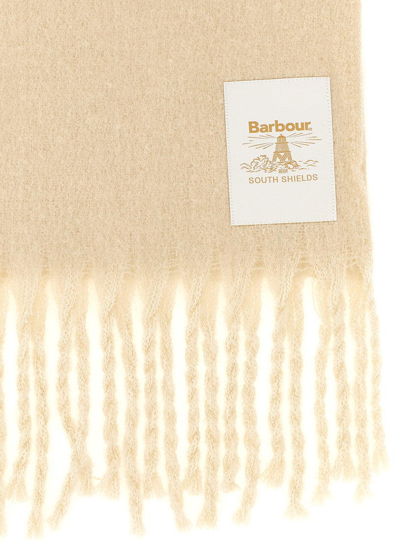 White Ellison Solid Scarf 2