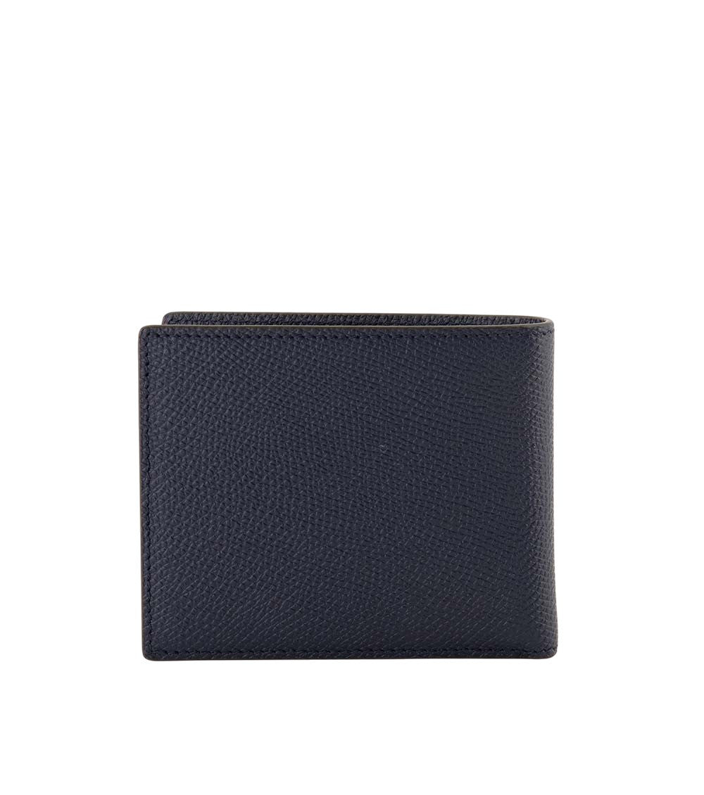 Navy Blue Textured Wallet 2