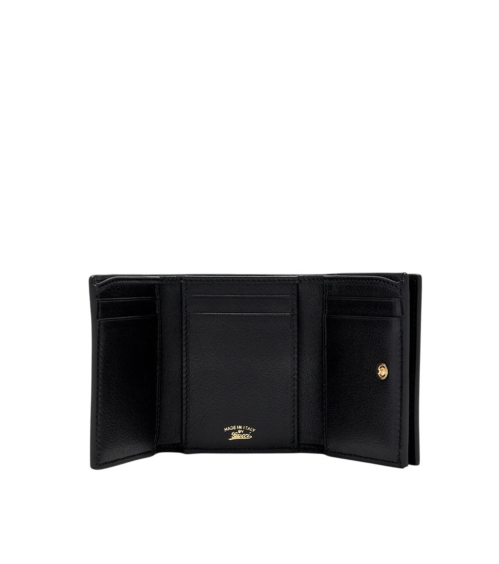 Black Signature Stripe Wallet 3