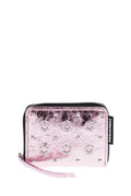 Pink eyelet studded wallet 1