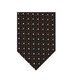 Brown Geometric Dot Tie 1