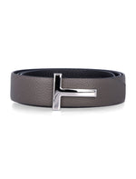 Grey Textured Reversible Belt 1