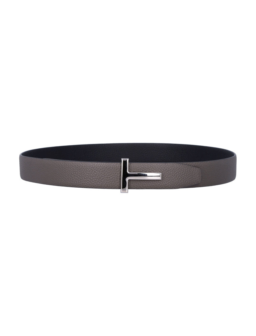Grey Textured Reversible Belt 2