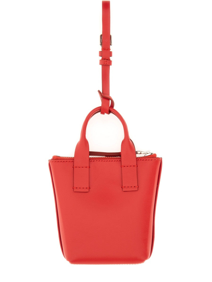 Red Solid Bag Charm 2
